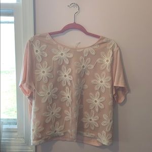 Pink short sleeve shirt from Forever 21